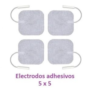 ELECTRODO CUADRADO DE 5 CM BOLSA CON 4 PZ