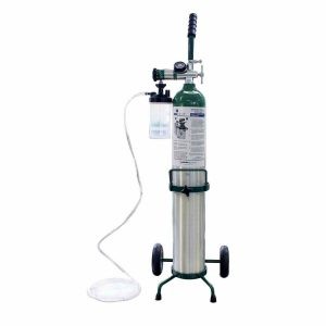 EQUIPO DE OXIGENO DE 676 LTS. CON REGULADOR TIPO PISTON