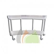 MESA DE RIÑÓN CROMADA CON ENTREPAÑO – MSRNTCE