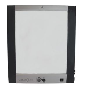 NEGATOSCOPIO PLANO 1 PLACA LED PARA MAMOGRAFIA 13 000 LUX GREEN LED – GLOB1M1