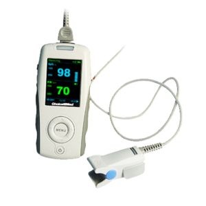 OXÍMETRO DE MANO A COLOR ONDA PLETISMOGRÁFICA