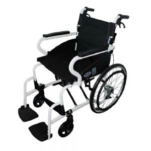 SILLA DE RUEDAS DE ALUMINIO SUPER COMPACTA