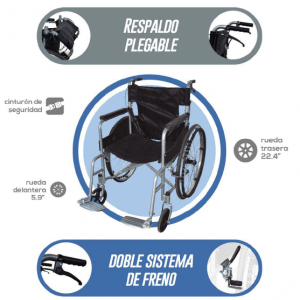 SILLA DE RUEDAS ULTRALIGERA MODELO K – SP6500K