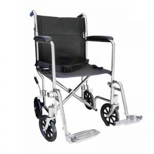 SILLA DE TRASLADO 19 ACERO CROMADO