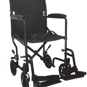 SILLA DE TRASLADO 710 ALUMINIO NEGRO