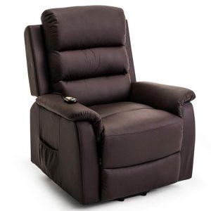 SILLON ELEVADOR DE PACIENTES 3 POSICIONES MASAJE THERALIFT BROWN – TRTM3000