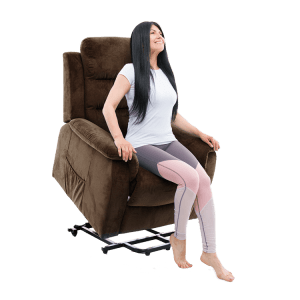 SILLON ELEVADOR DE PACIENTES 3 POSICIONES MASAJE THERALIFT MOCHA – TRTM3003