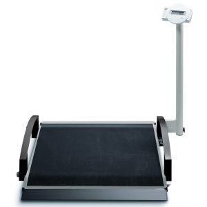 BASCULA DIGITAL DE PLATAFORMA 360KG DIV 100G TARA AUTO-HOLD BMI C/RIELES LATERALES Y RUEDAS – BM664