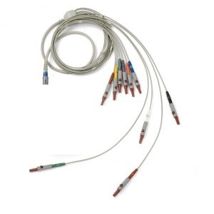 CABLE DE PACIENTE 10 PUNTAS TIPO BANANA PARA ECG EN REPOSO (SE-PRO-600) – WARE-PC-AHA-BAN