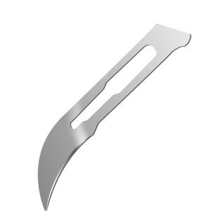 CAJA HOJA DE BISTURI ACERO INOXIDABLE  12