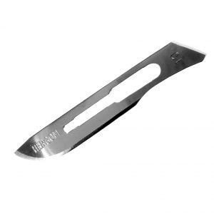 CAJA HOJA DE BISTURI ALTO CARBON  10