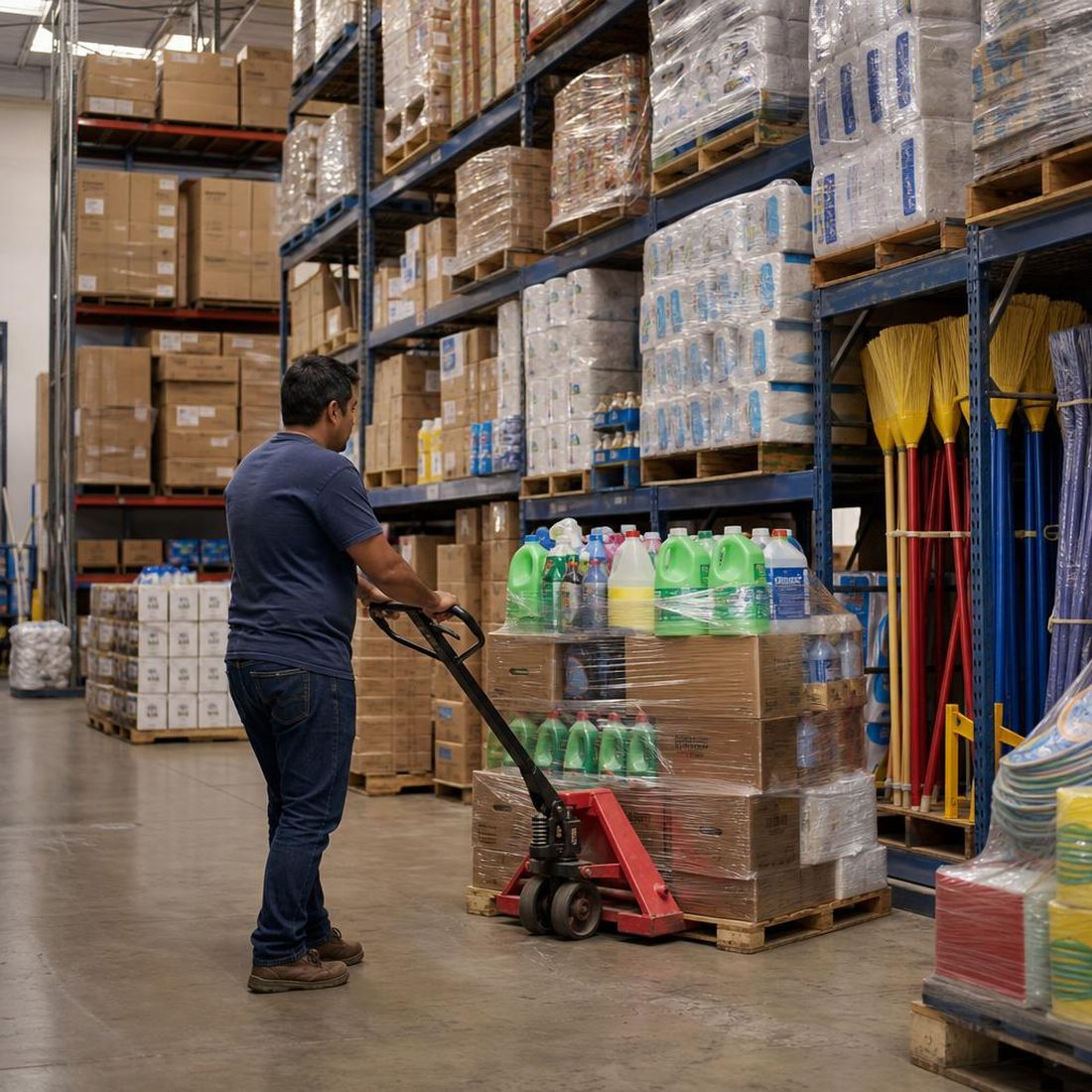 Almacén de producto de Tienda de Salud en México